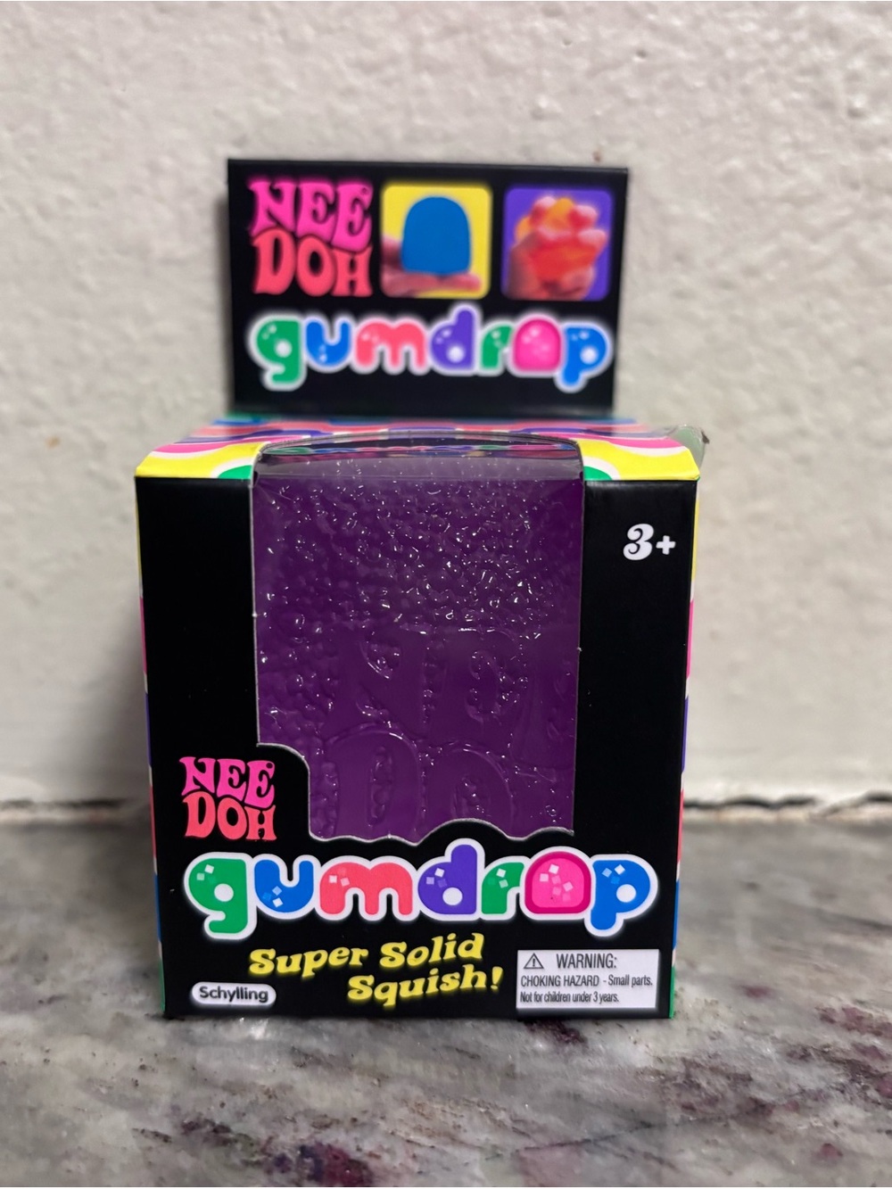 NeeDoh Gumdrop Super Solid Squish - Purple